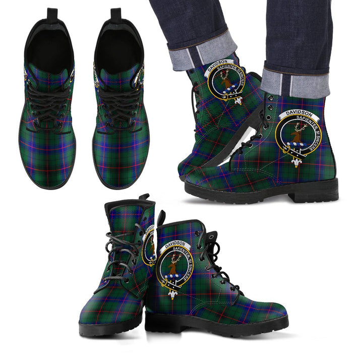 Davidson Modern Leather Boots Footwear Shoes