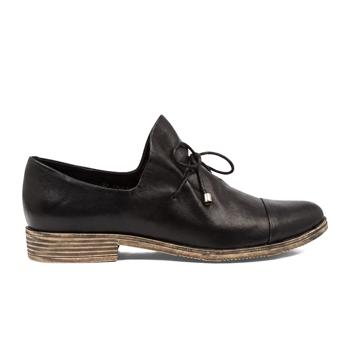 Django & Juliette Kotty Loafer (Women) - Black/Black Dress-Casual - Loafer - The Heel Shoe Fitters