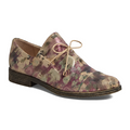 Django & Juliette Kotty Loafer (Women) - Burgundy Smudge Paint Dress-Casual - Loafer - The Heel Shoe Fitters