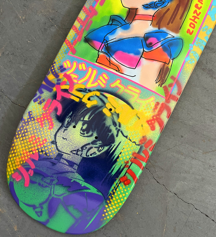 dream girl BLUE/PINK/BLUE/ORANGE/PURPLE 9.5 X 31.75 1 OF 1