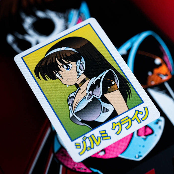 dream girl playing cards GILDED LIMITED EDITION GREEN SPARKLE