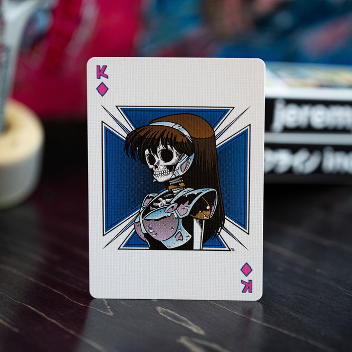 dream girl playing cards GILDED LIMITED EDITION GREEN SPARKLE
