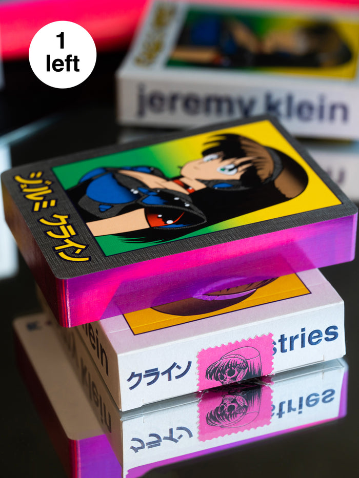 dream girl playing cards LIMITED FOIL EDITION GILDED PINK/PURPLE SHIFT