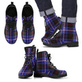 Dunlop Modern Tartan Leather Boots Footwear Shoes