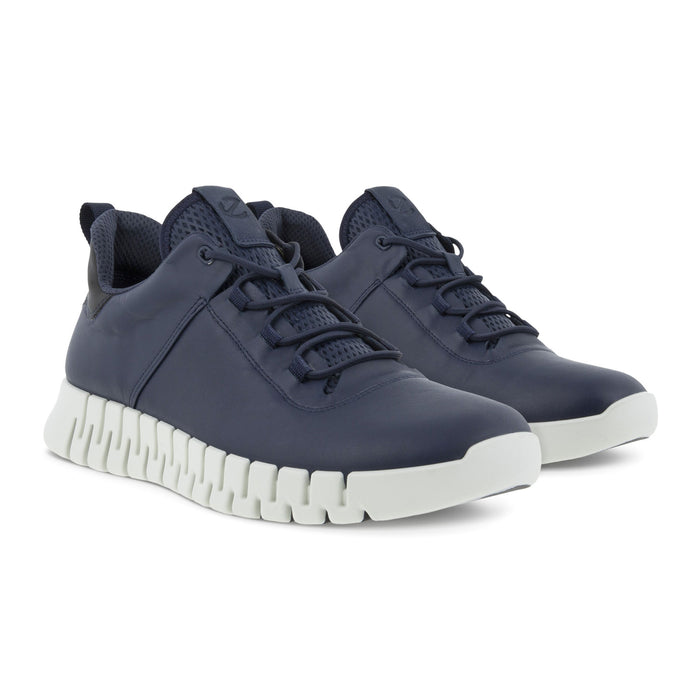 ECCO Gruuv Sneaker (Men) - Marine Athletic - Casual - Slip On - The Heel Shoe Fitters