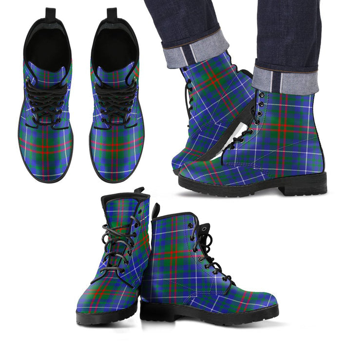 Edmonstone Tartan Leather Boots Footwear Shoes