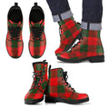 Erskine Modern Tartan Leather Boots Footwear Shoes