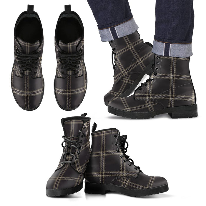Eternity Tartan Leather Boots Footwear Shoes