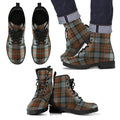 Fergusson Weathered Tartan Leather Boots Footwear Shoes