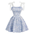 Floral tie dress