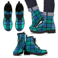 Flower Of Scotland Tartan Leather Boots Footwear Shoes