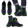 Forsyth Modern Tartan Leather Boots Footwear Shoes
