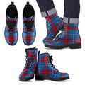 Frame Tartan Leather Boots
