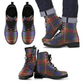 Fraser Hunting Modern Tartan Leather Boots Footwear Shoes
