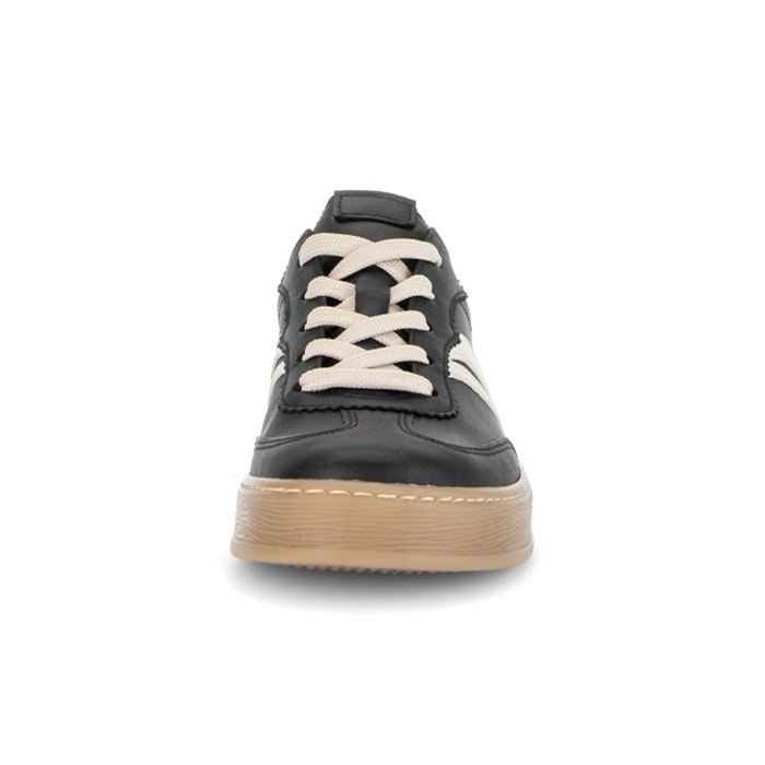 Gabor Faith Sneaker (Women) - Black/Latte Athletic - Casual - Lace Up - The Heel Shoe Fitters