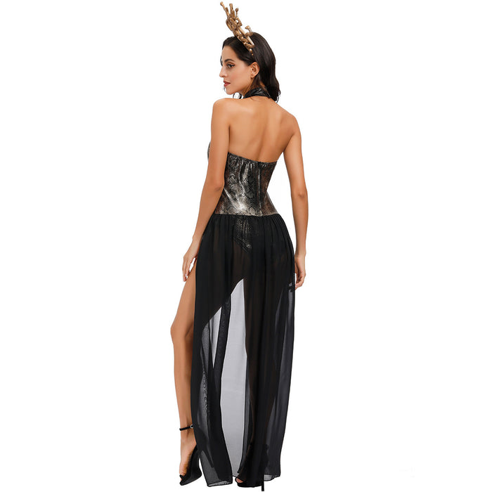 Goddess of Ancient Greece COS Medusa Gorgon Party Evil Witch Costume Halloween