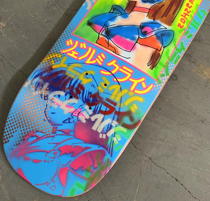 gonz dream girl LIGHT BLUE/PINK/BLUE 9.5 X 31.75 1 OF 1