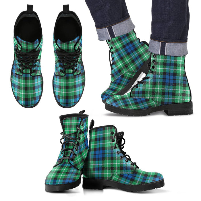 Graham of Montrose Ancient Tartan Leather Boots Footwear Shoes