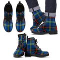 Grewar Tartan Leather Boots Footwear Shoes