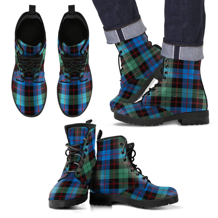 Guthrie Ancient Tartan Leather Boots Footwear Shoes