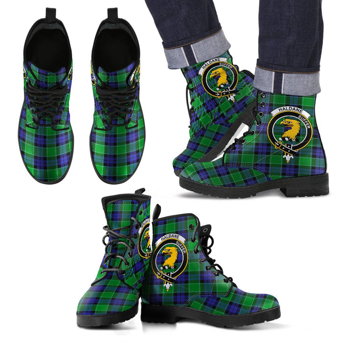 Haldane Leather Boots Footwear Shoes