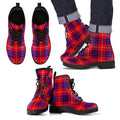 Hamilton Modern Tartan Leather Boots Footwear Shoes