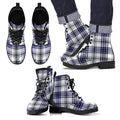 Hannay Modern Tartan Leather Boots Footwear Shoes