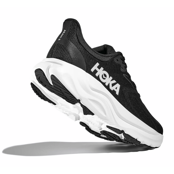 Hoka Arahi 8 Running Shoe (Women) - Black/White Athletic - Running - Stability - The Heel Shoe Fitters
