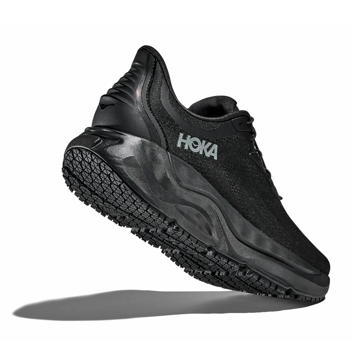 Hoka Arahi SR (Women) - Black/Black Athletic - Running - Stability - The Heel Shoe Fitters