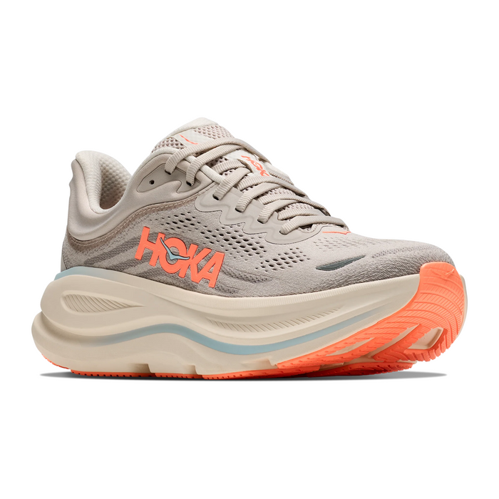 Hoka Bondi 9 Running Shoe (Women) - River Rock Grey/Mineral Ore Athletic - Running - Cushion - The Heel Shoe Fitters