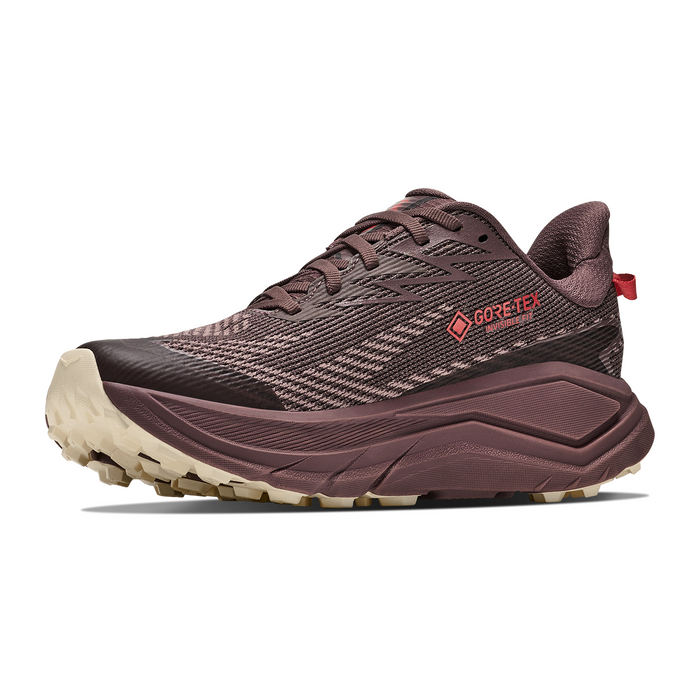 Hoka Challenger 8 GTX Trail Running Shoe (Women) - Smokey Quartz/Alabaster Athletic - Running - Trail - The Heel Shoe Fitters