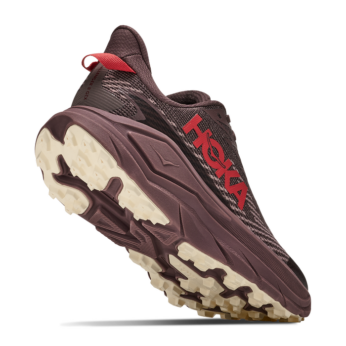 Hoka Challenger 8 GTX Trail Running Shoe (Women) - Smokey Quartz/Alabaster Athletic - Running - Trail - The Heel Shoe Fitters