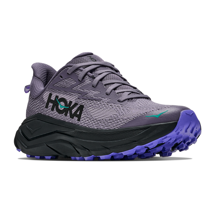 Hoka Challenger 8 Trail Running Shoe (Women) - Purple Fog/Black Athletic - Running - Trail - The Heel Shoe Fitters