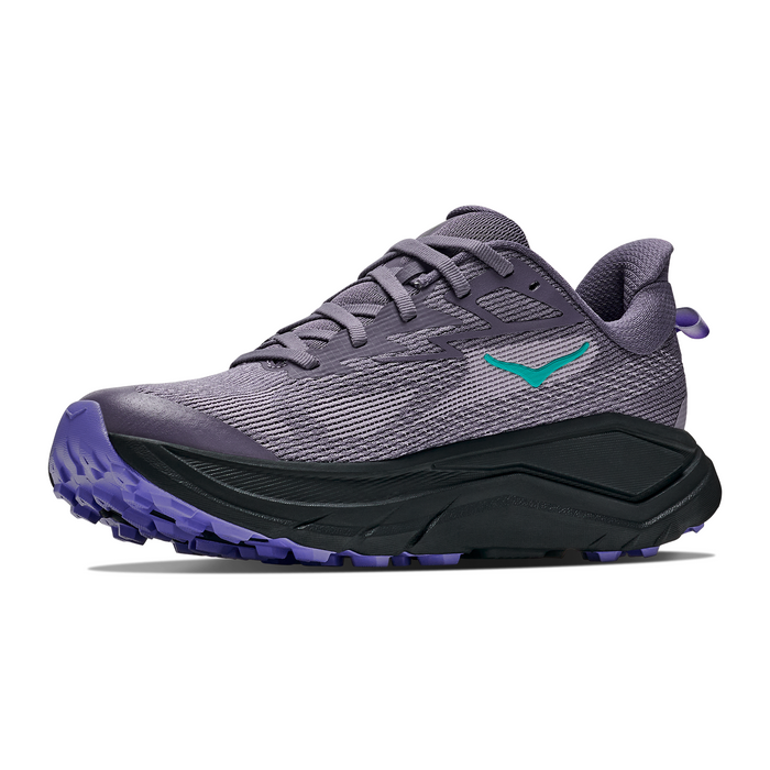 Hoka Challenger 8 Trail Running Shoe (Women) - Purple Fog/Black Athletic - Running - Trail - The Heel Shoe Fitters