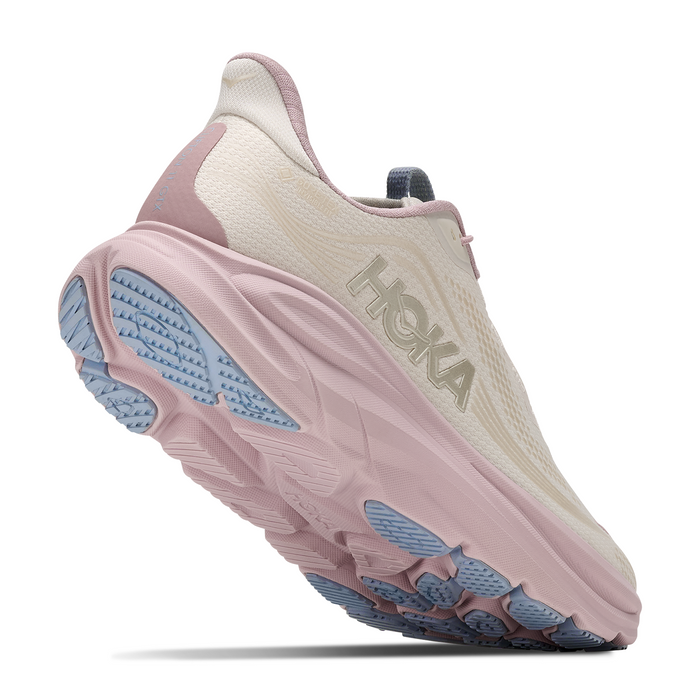 Hoka Clifton 11 GTX GLM Running Shoe (Women) - Alabaster/Pink Opal Athletic - Running - Neutral - The Heel Shoe Fitters