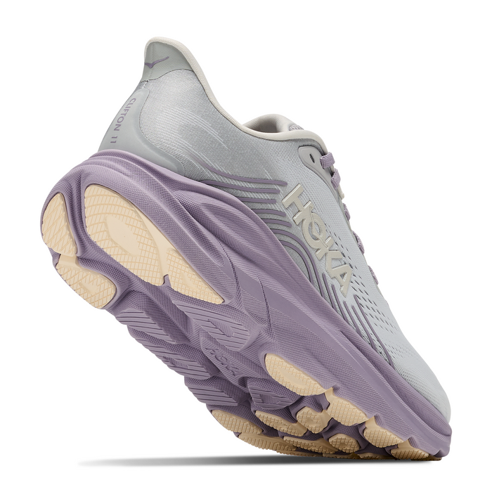 Hoka Clifton 11 Running Shoe (Women) - Stardust/Mellow Lilac Athletic - Running - Neutral - The Heel Shoe Fitters
