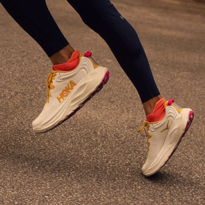 Hoka Gaviota 6 Running Shoe (Women) - Cosmic Grey/Stardust Athletic - Running - Stability - The Heel Shoe Fitters
