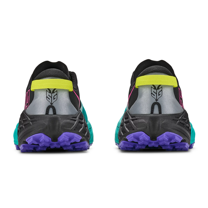 Hoka Speedgoat 7 Trail Running Shoe (Women) - Black/Electric Aqua Athletic - Running - Trail - The Heel Shoe Fitters