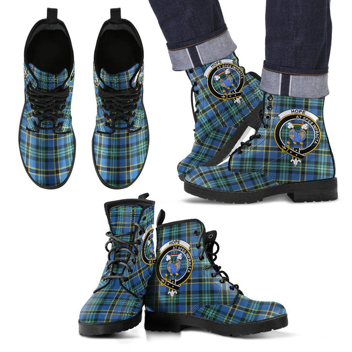 Hope Leather Boots Footwear Shoes