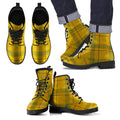Houston Tartan Leather Boots Footwear Shoes
