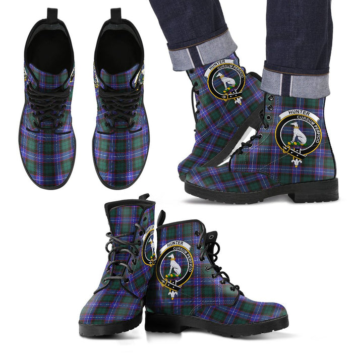 Hunter Modern Leather Boots Footwear Shoes