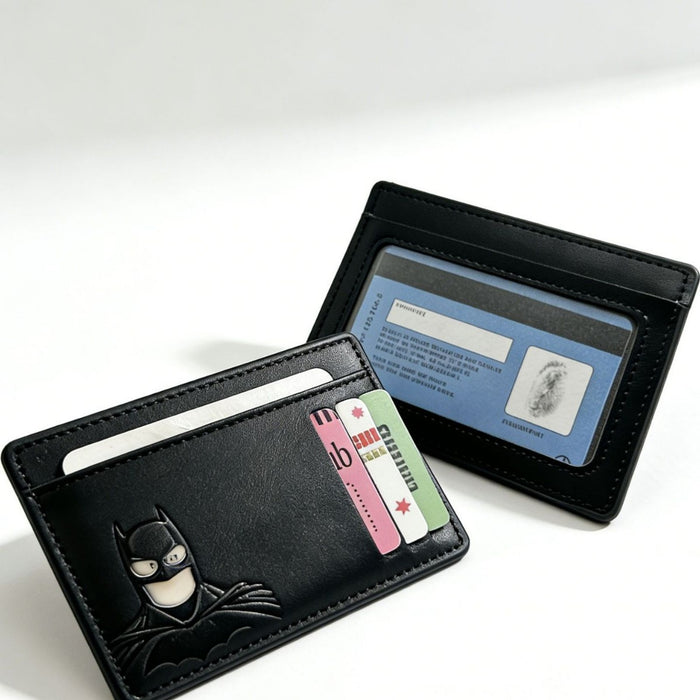 ID Card Batman PU Card Holder High-End Passport Case, Card Wallet