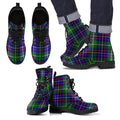 Inglis Modern Tartan Leather Boots Footwear Shoes