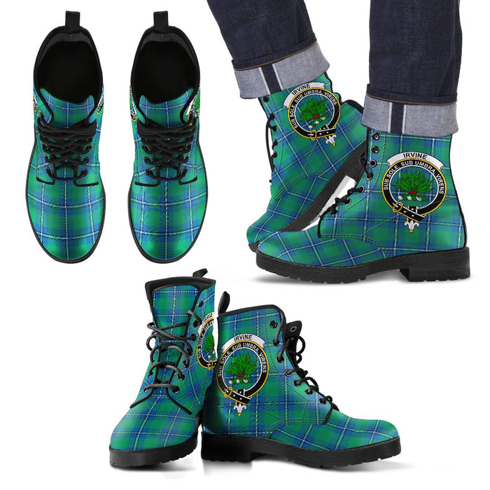 Irvine Ancient Leather Boots Footwear Shoes