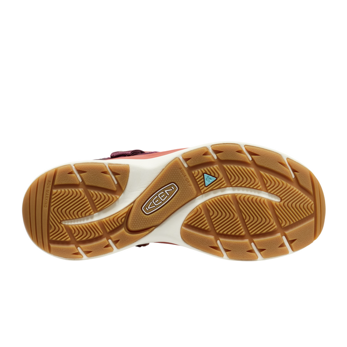 Keen Leiki Open Toe Sandal (Women) - Fig/Burnt Brick Sandal - Active - The Heel Shoe Fitters