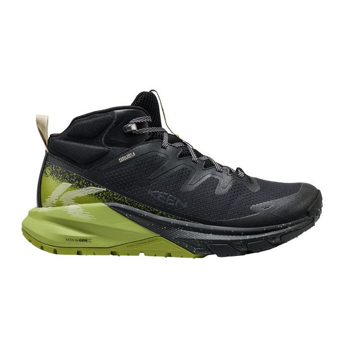 Keen Targhee Apex Mid Waterproof Hiking Boot (Men) - Black/Golden Cypress Hiking - Mid - The Heel Shoe Fitters
