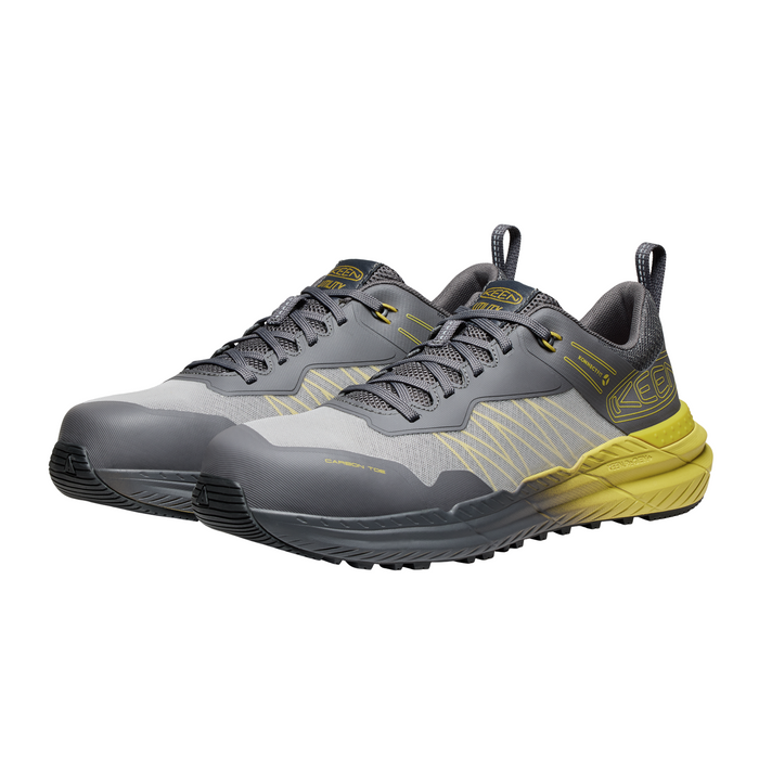 Keen Utility Speedworks Carbon Toe Work Sneaker (Men) - Magnet/Black Boots - Work - Low - Composite Toe - The Heel Shoe Fitters