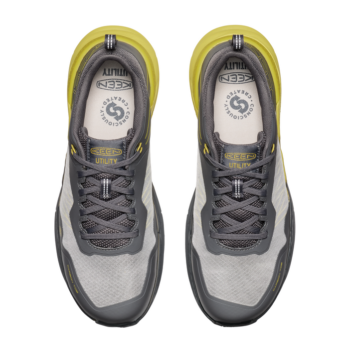 Keen Utility Speedworks Carbon Toe Work Sneaker (Men) - Magnet/Black Boots - Work - Low - Composite Toe - The Heel Shoe Fitters
