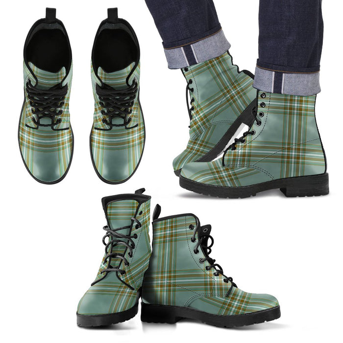 Kelly Dress Tartan Leather Boots Footwear Shoes