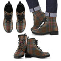 Kennedy Weathered Tartan Leather Boots Footwear Shoes
